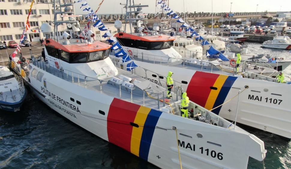 Garda de Coastă are două noi nave maritime de patrulare cu o autonomie de 600 mile marine 811970