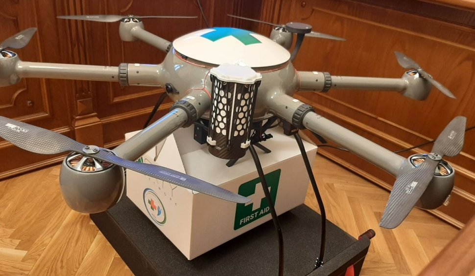 Primul oraș din România în care probele de laborator, medicamentele şi sângele vor fi transportate cu drona