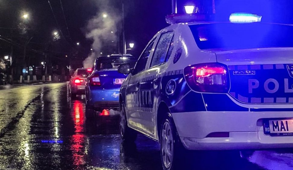 Un bărbat a furat o maşină de Poliţie la o petrecere în Lehliu, în timp ce poliţiştii îi legitimau pe prietenii lui