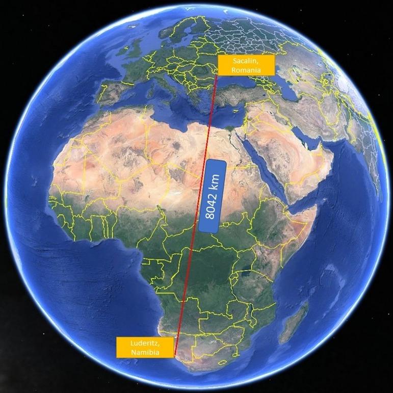 Un pietruş inelat în Delta Dunării a ajuns până în sudul Africii, după ce a zburat peste 8.000 de kilometri 813121