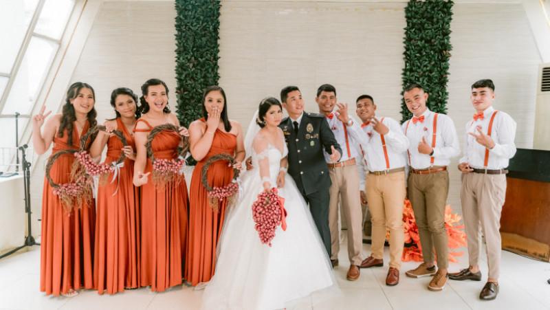 Buchet de mireasă din ceapă roșie, vedeta unei nunți de lux din Filipine. Cât a costat legătura de patru kilograme 813746