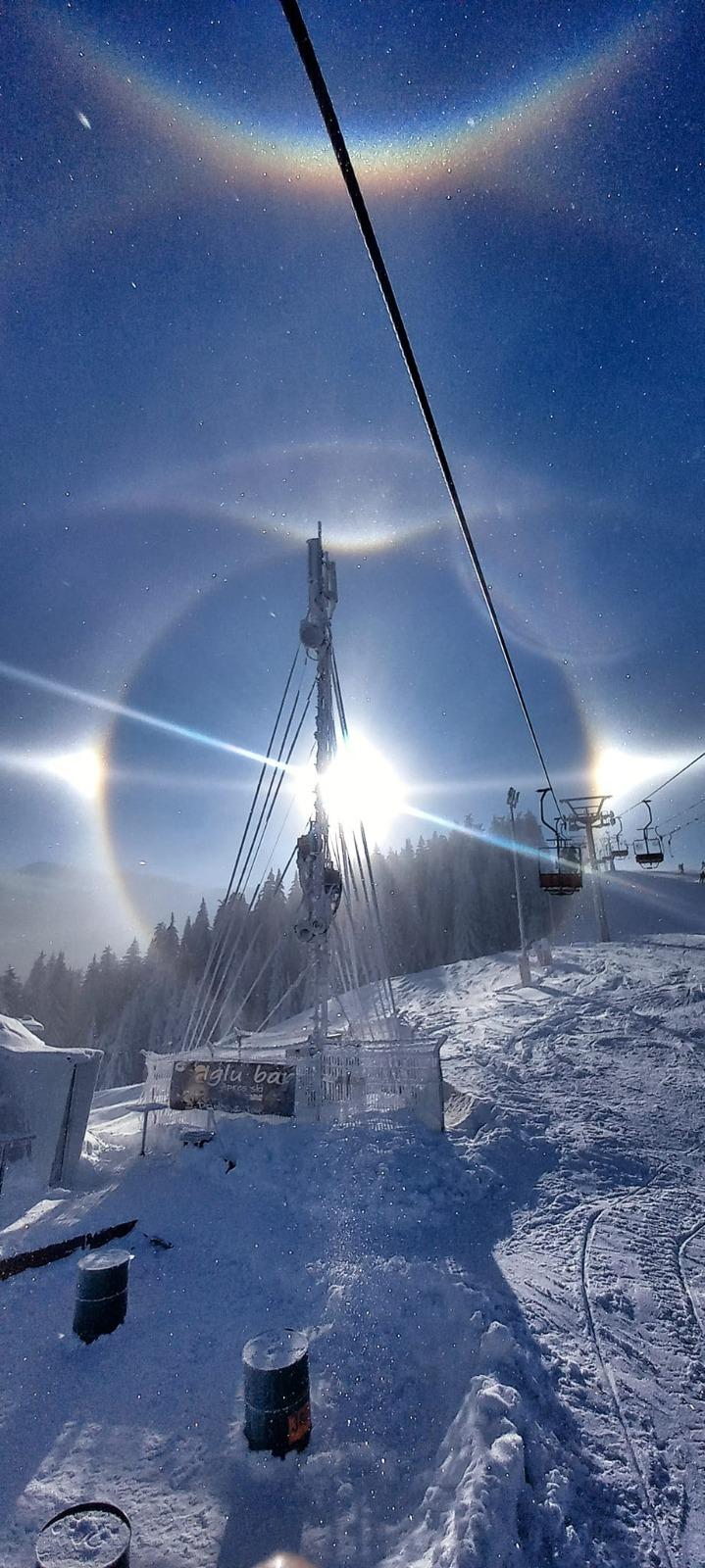 Fenomen spectaculos în staţiunea Straja! Imagini care îţi taie răsuflarea  813986