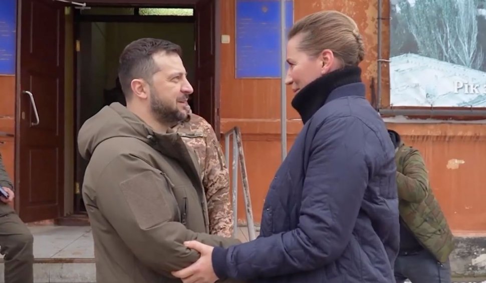 Vizită-surpriză a unui lider european în sudul Ucrainei |  "La Bahmut e iadul pe pământ!"