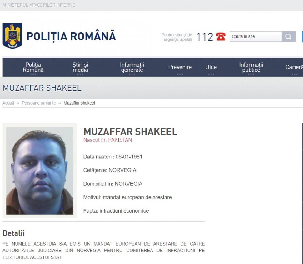Cel mai ciudat urmărit de pe lista Poliţiei Române: "Singurul avatar dat în urmărire" 814277