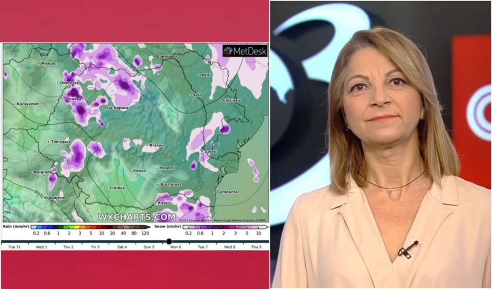 Vreme atipică în zilele următoare. Alina Şerban (ANM) anunţă prognoza meteo actualizată