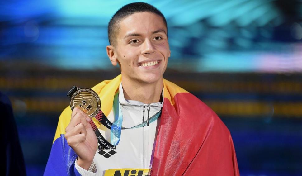 Succes răsunător pentru David Popovici. E candidat la titlul de cel mai bun înotător european al anului 2022 814655