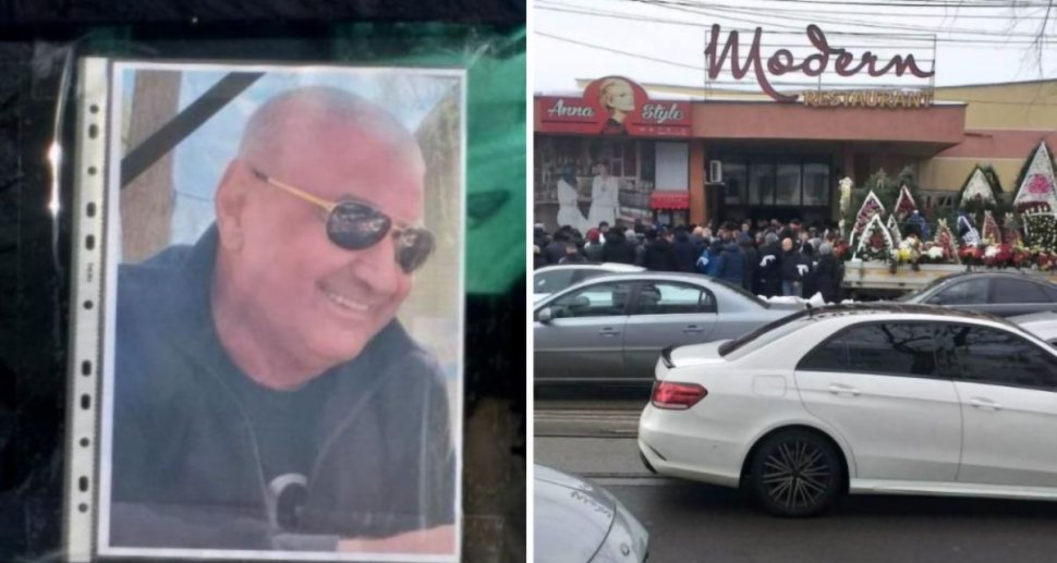 Înmormântarea liderului interlop Buricea a blocat traficul în Brăila