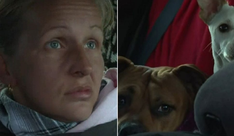 Drama unei românce din Spania care trăiește într-o mașină, alături de doi câini: "Sunt familia mea, nu am de gând să-i abandonez"