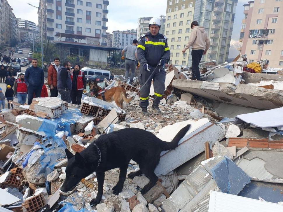 Salvatorii români au scos o familie de sub un bloc de nouă etaje prăbuşit la cutremur, în oraşul Antakya din Turcia 815684