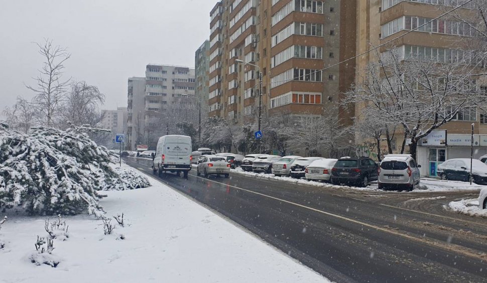Ninsori în București | Temperaturile vor scădea până la -6 grade Celsius