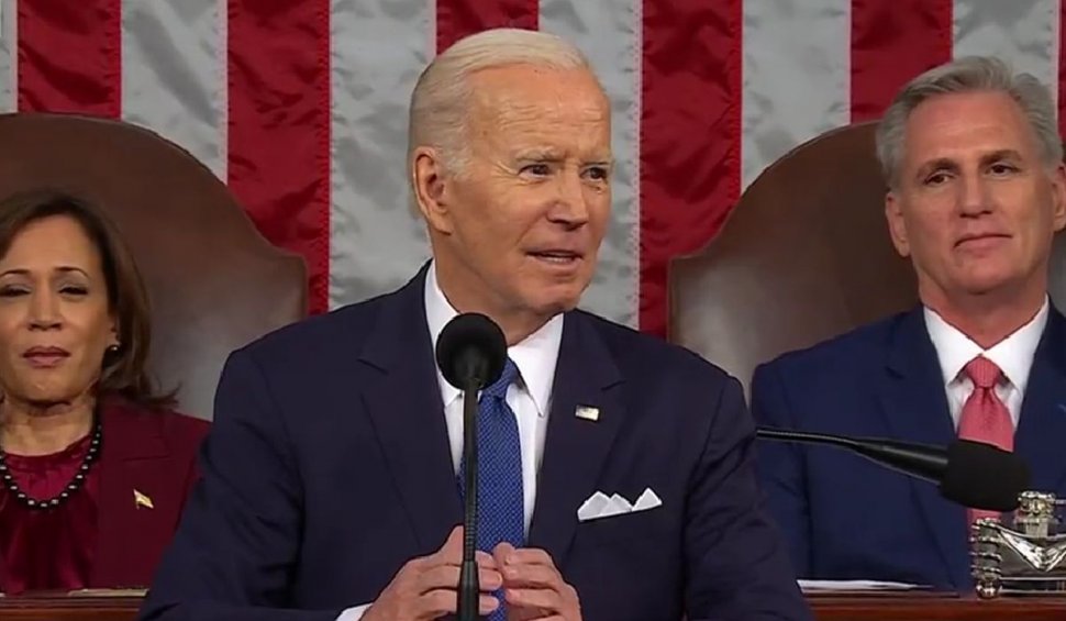 Președintele american Joe Biden, huiduit în Congres la discursul despre Starea Uniunii | I s-a strigat "Mincinosule" iar republicanii au protestat zgomotos