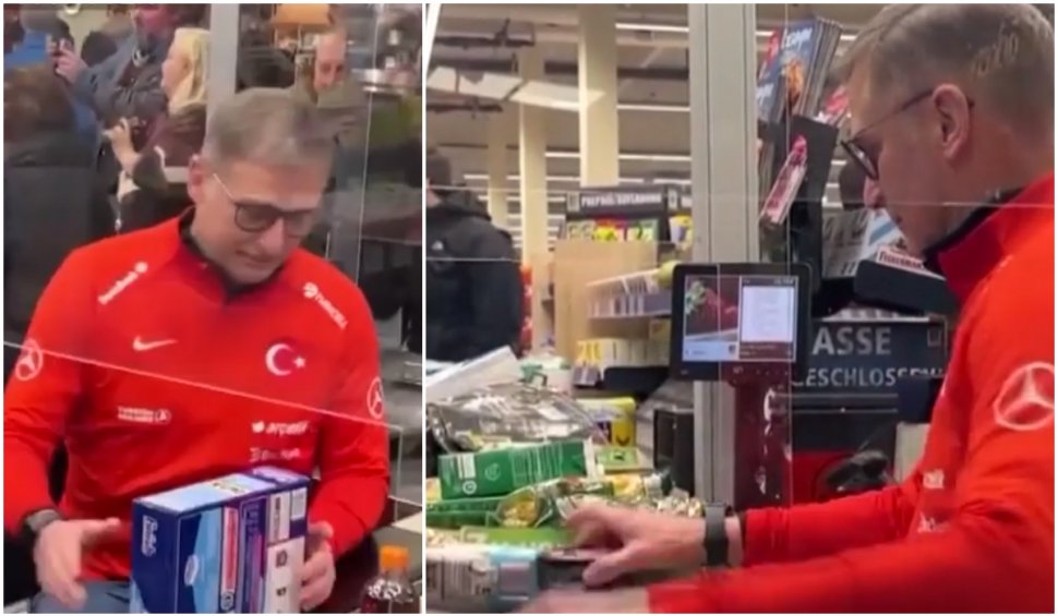 Un antrenor turc a devenit casier într-un magazin din Germania pentru a strănge bani pentru victimele cutremurelor din Turcia şi Siria