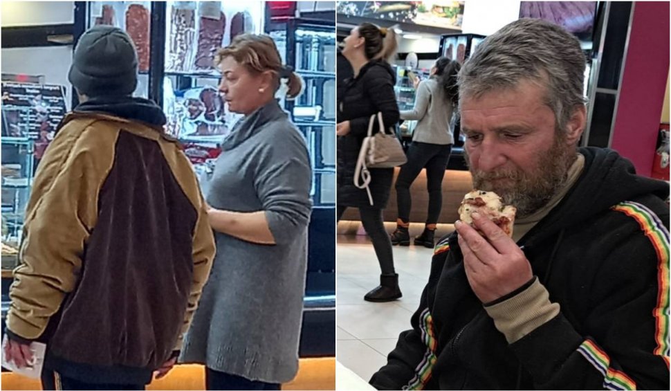 O femeie s-a trezit cu paza lângă ea după ce a ales să mănânce alături de un om nevoiaș la un fast-food: "Ăștia suntem?" 
