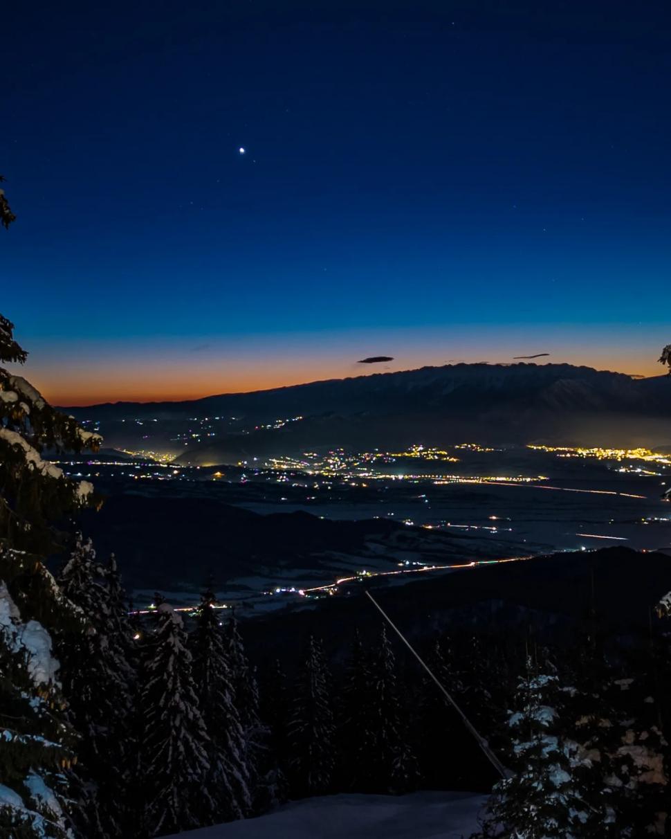 Imagini superbe de pe Masivul Postăvaru, după ce s-a depus un nou strat de zăpadă 816546