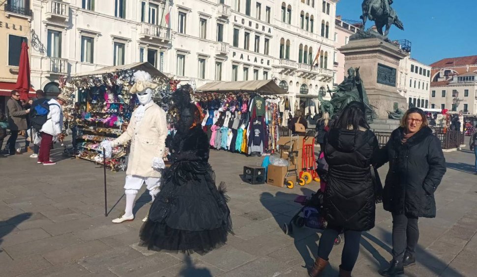 Carnavalul de la Veneția, în plină desfășurare