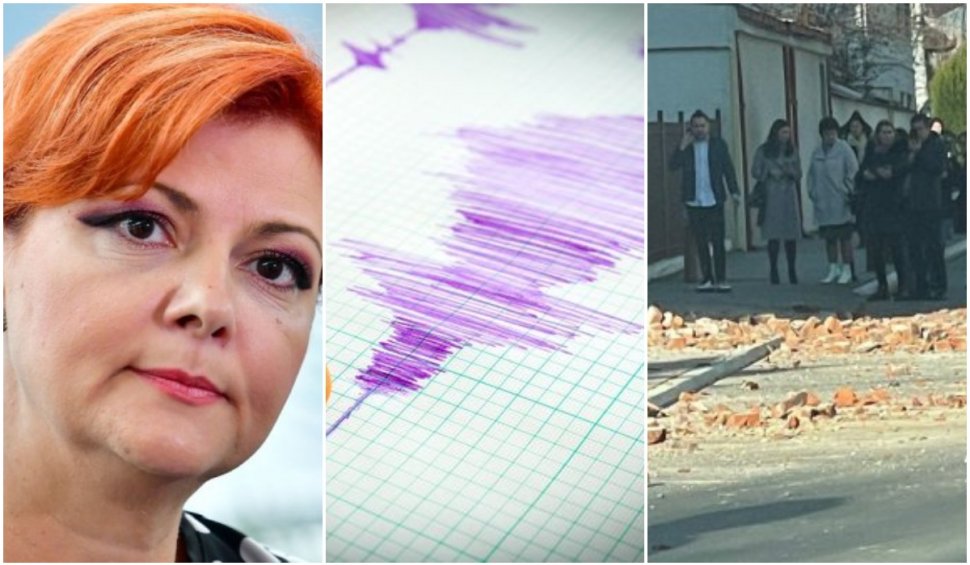 Lia Olguţa Vasilescu, despre cutremurul de 5.7 din Gorj: "S-a simţit foarte rău"