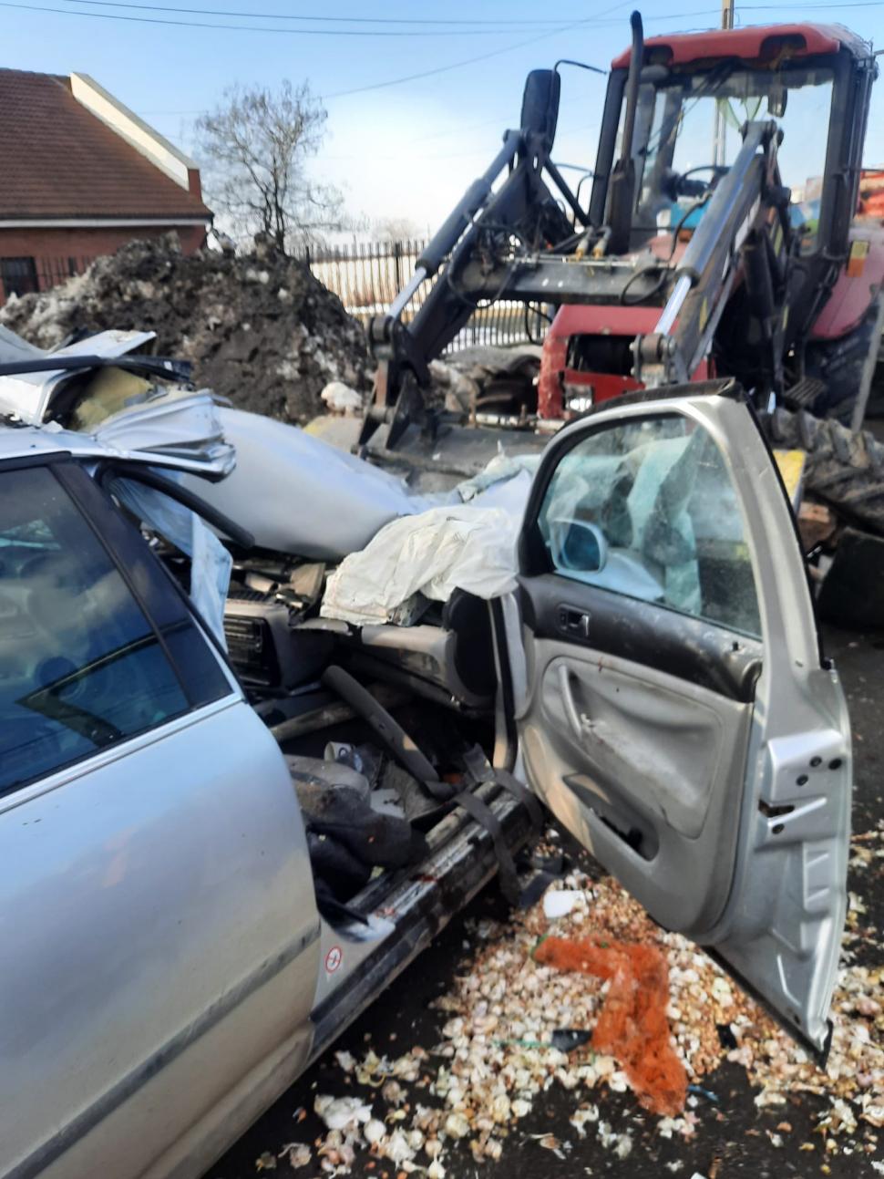 Doi bărbaţi au murit într-un accident filmat de o cameră de supraveghere în Tecuci 817290