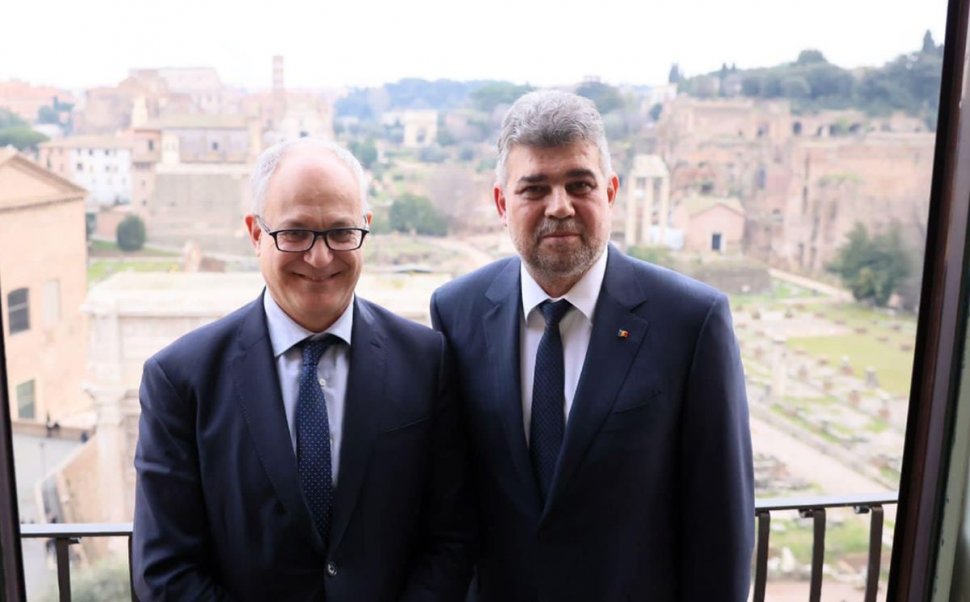 Marcel Ciolacu, după întrevederea cu primarul Romei: "Ne dorim să organizăm împreună un forum economic bilateral la Roma"