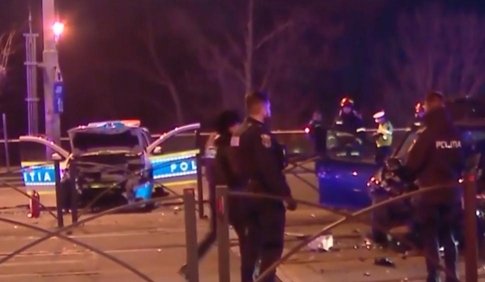 Şoferul care a intrat cu maşina în autoutilitara Poliţiei a fost reţinut. Ce alcoolemie avea de fapt 817595