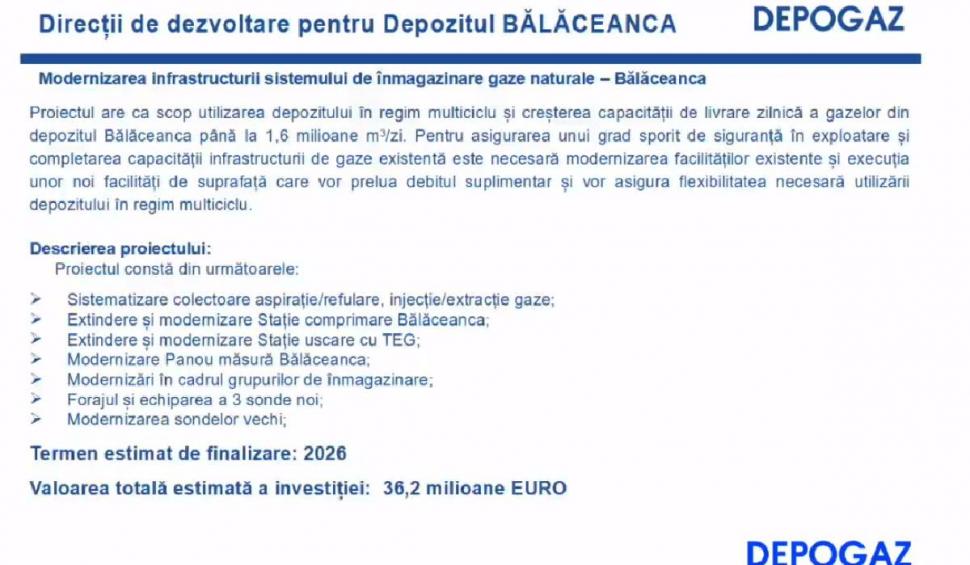 Vasile Cârstea, DEPOGAZ Ploieşti, a prezentat proiectele de investiții pentru independenţa energetică şi furnizarea de gaz în România 817512