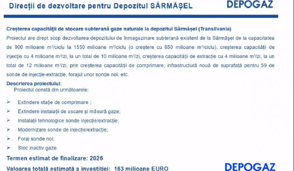 Vasile Cârstea, DEPOGAZ Ploieşti, a prezentat proiectele de investiții pentru independenţa energetică şi furnizarea de gaz în România 817513