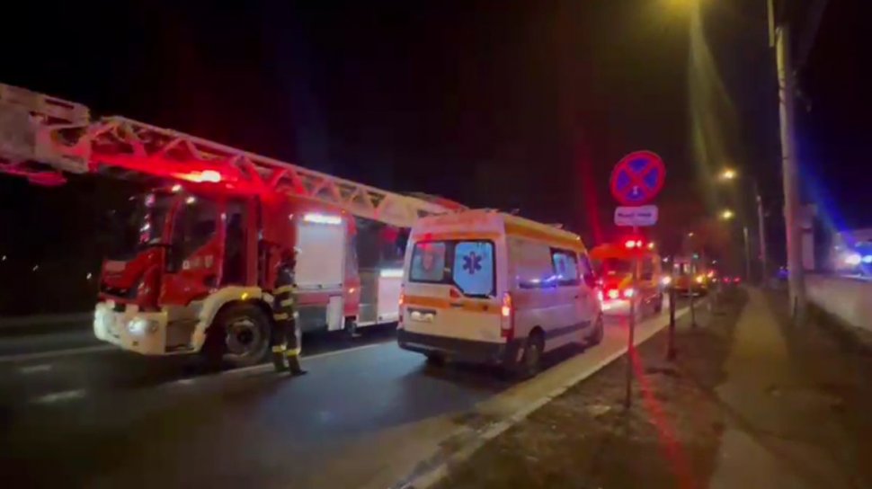 Incendiu puternic la un spital din Cluj Napoca! A fost activat planul roșu de intervenție | De unde a izbucnit focul