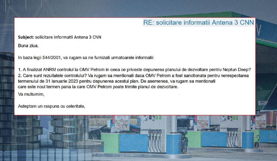 Prima amendă dată de stat pentru OMV: Compania cu profit de miliarde are de plătit 7.500 de lei 817858