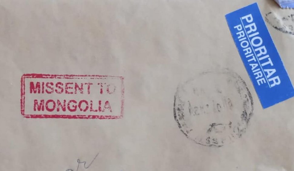 Un plic București-Mangalia a făcut șase luni cu Poşta. Coletul a ajuns inițial în Mongolia