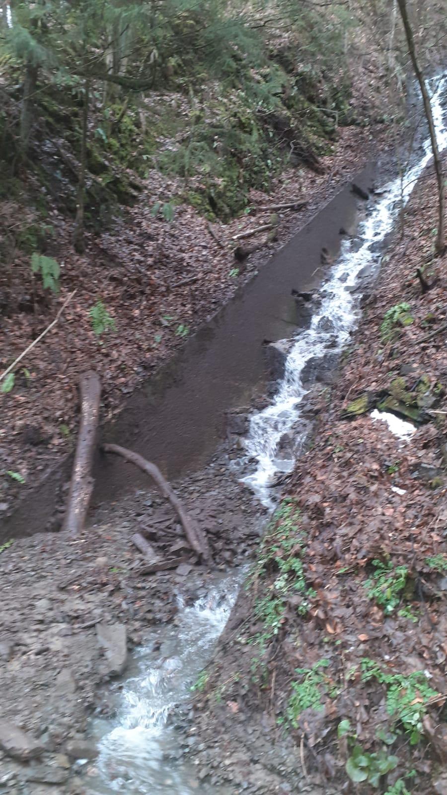 Trenuri blocate din cauza aluviunilor, în Maramureş. Zona este sub atenţionare de Cod portocaliu 818117