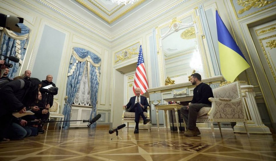 Reacție de la Moscova după vizita președintelui SUA la Kiev | Bloggerii militari ruși: "Biden a ajuns înaintea lui Putin"