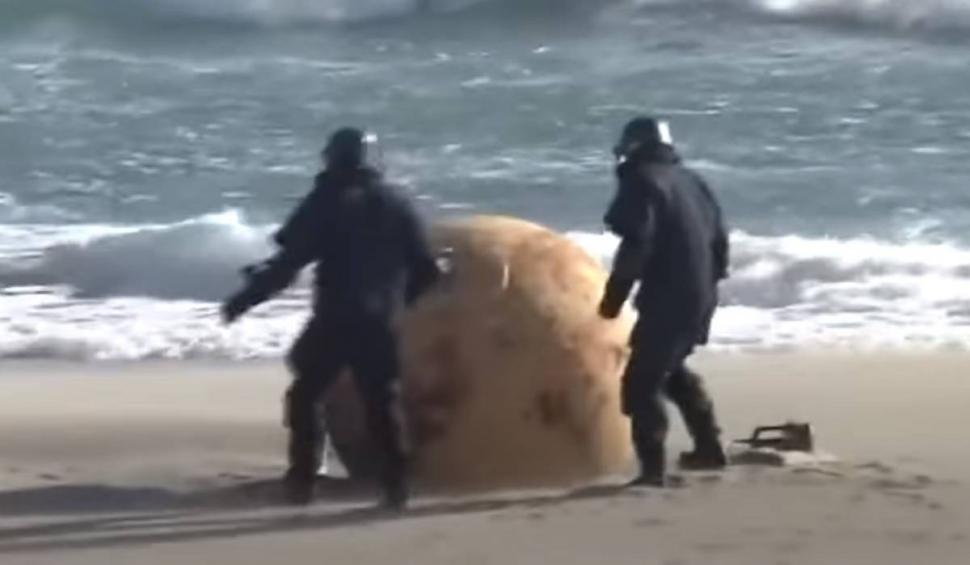 Primele concluzii despre sfera metalică descoperită pe o plajă din Japonia | Ce ar fi de fapt 819028