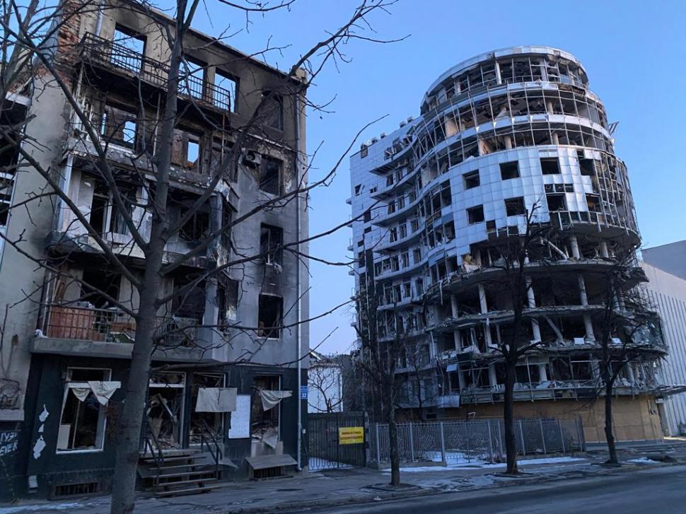 Cum arată Ucraina după un an de război | Corespondenţă specială Antena 3 CNN pe linia frontului din Harkov 819090