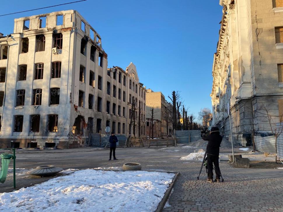 Cum arată Ucraina după un an de război | Corespondenţă specială Antena 3 CNN pe linia frontului din Harkov 819096