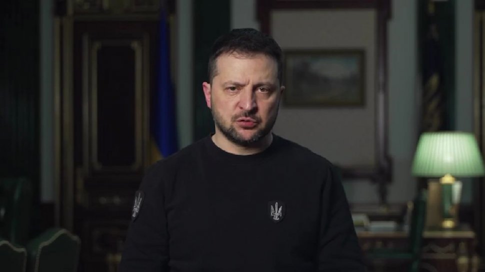 Mesajul lui Volodimir Zelenski la un an de la începutul războiului în Ucraina