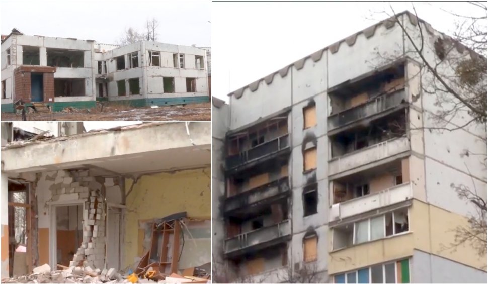 Imaginile durerii din Harkov, la un an de război | 80.000 de ucraineni rămași fără locuințe și alți 500.000 au părăsit orașul