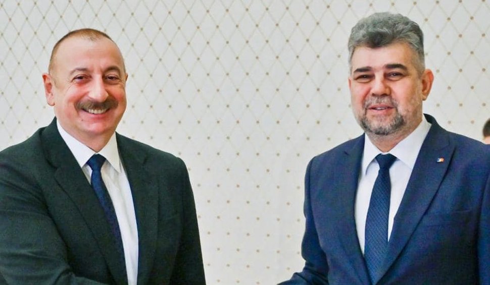 Marcel Ciolacu a discutat cu președintele Azerbaidjanului despre achiziția unui miliard de metri cubi de gaze