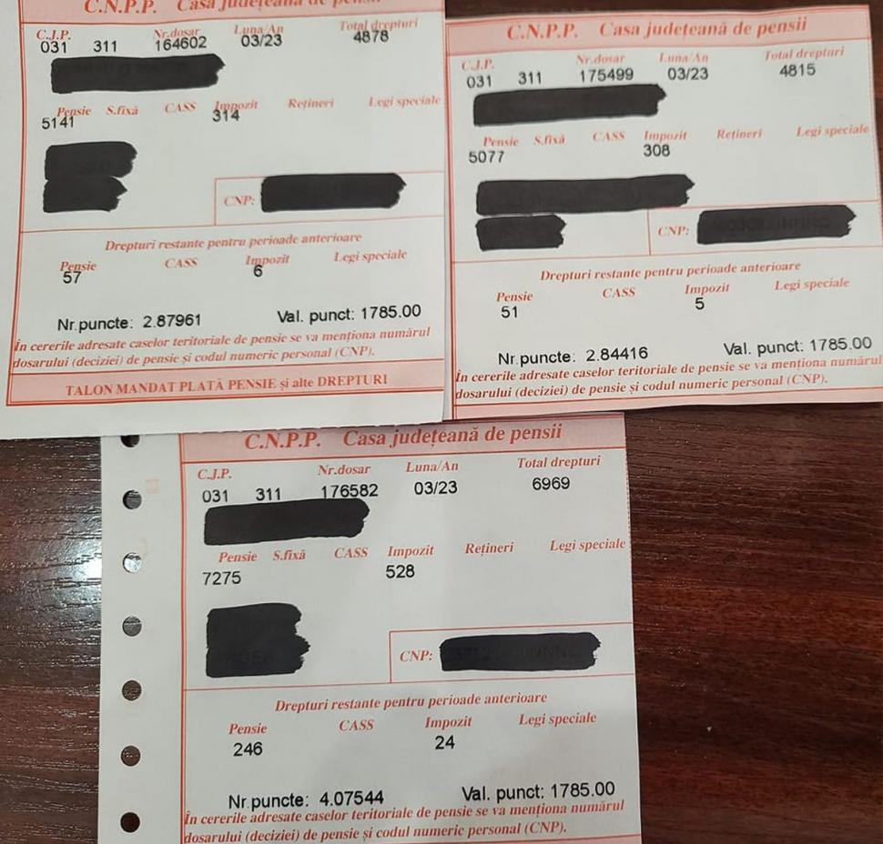 Peste 200.000 de pensionari vor primi mai mulţi bani din martie. Şeful Casei de Pensii: "Am tipărit taloanele de pensie" 819614
