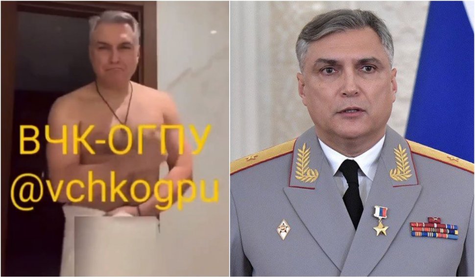 Un general din armata rusă a fost filmat când dansează dezbrăcat într-un clip video viralizat pe Telegram