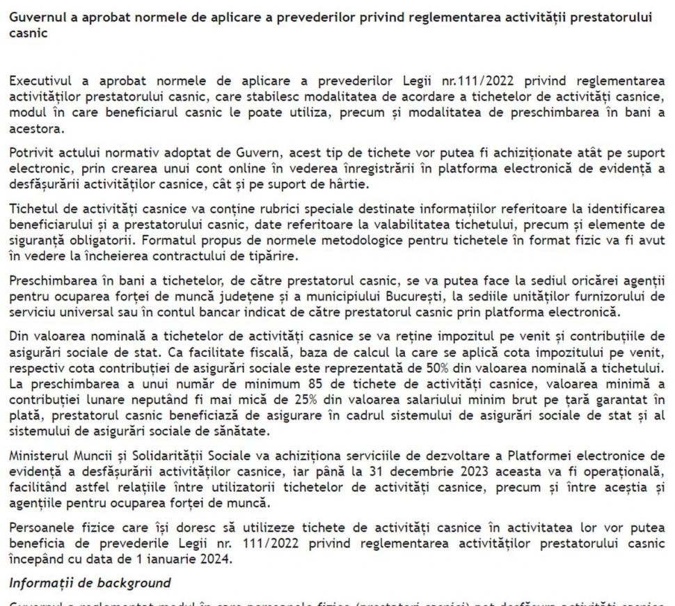 Zeci de mii de români ar putea primi noi vouchere care se pot preschimba în bani. Care sunt condiţiile şi de când se acordă 820139