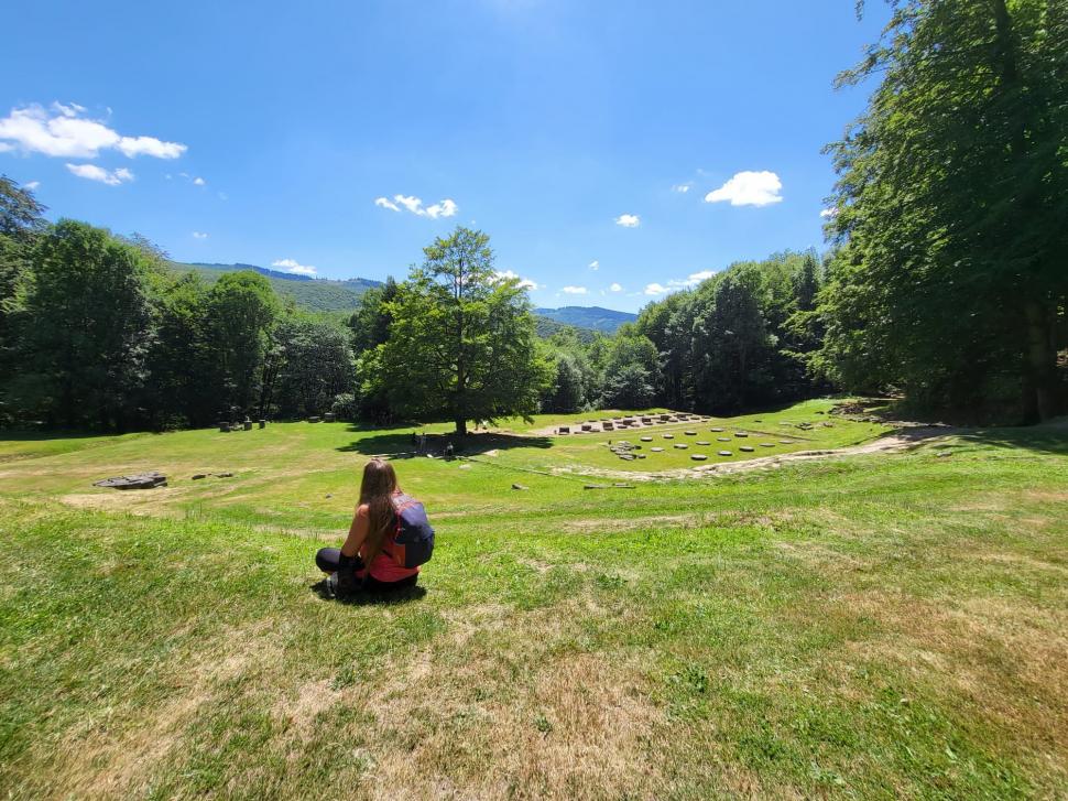 Sarmizegetusa Regia - Zidurile fortificate cu pietre din templu 820354