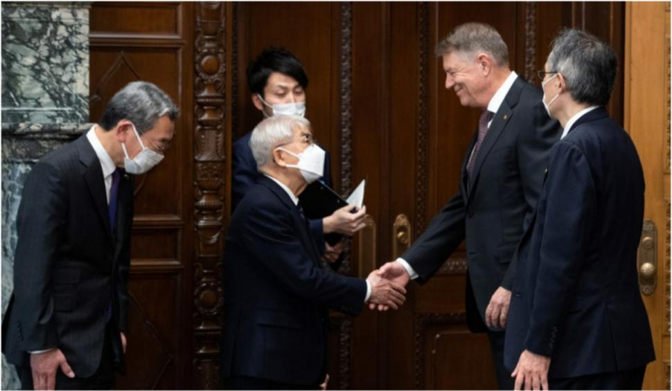 Klaus Iohannis, întrevederi cu președinții celor două Camere ale Dietei Naționale a Japoniei 821196