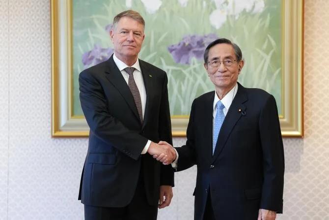 Klaus Iohannis, întrevederi cu președinții celor două Camere ale Dietei Naționale a Japoniei 821202
