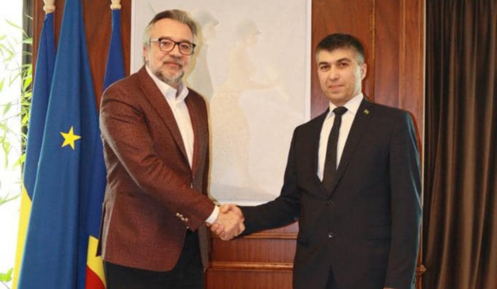 Lucian Romașcanu, întrevedere cu ambasadorul Turkmenistan în România, Annamammet Annayev