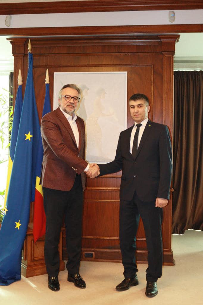 Lucian Romașcanu, întrevedere cu ambasadorul Turkmenistan în România, Annamammet Annayev 821499