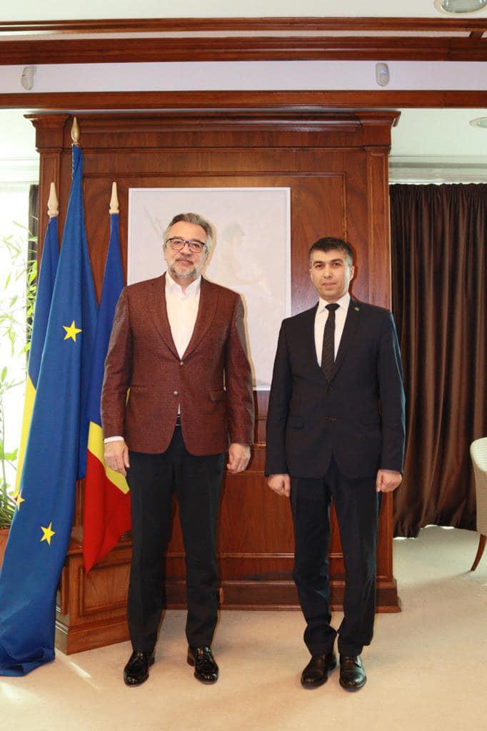 Lucian Romașcanu, întrevedere cu ambasadorul Turkmenistan în România, Annamammet Annayev 821500