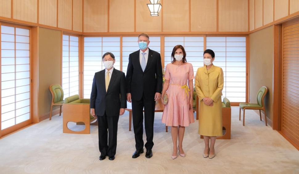 Ce ţinută a purtat Carmen Iohannis la întâlnirea cu împăratul Japoniei 821414