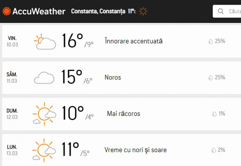 Prognoza Accuweather, actualizată. Scad temperaturile cu 10 grade de la o zi la alta | Vremea se strică brusc  821975