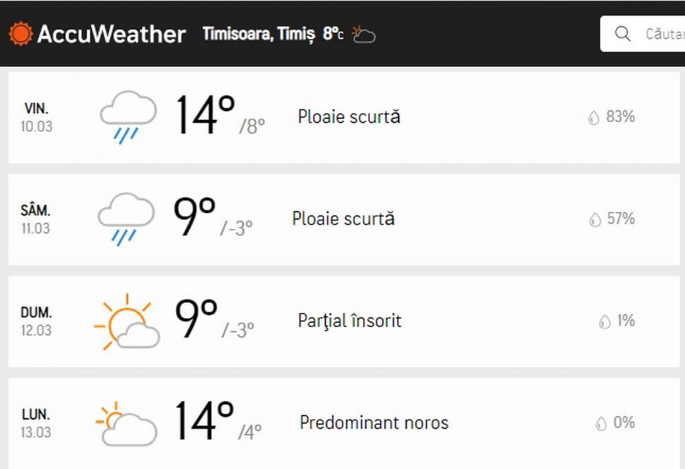 Prognoza Accuweather, actualizată. Scad temperaturile cu 10 grade de la o zi la alta | Vremea se strică brusc  821977