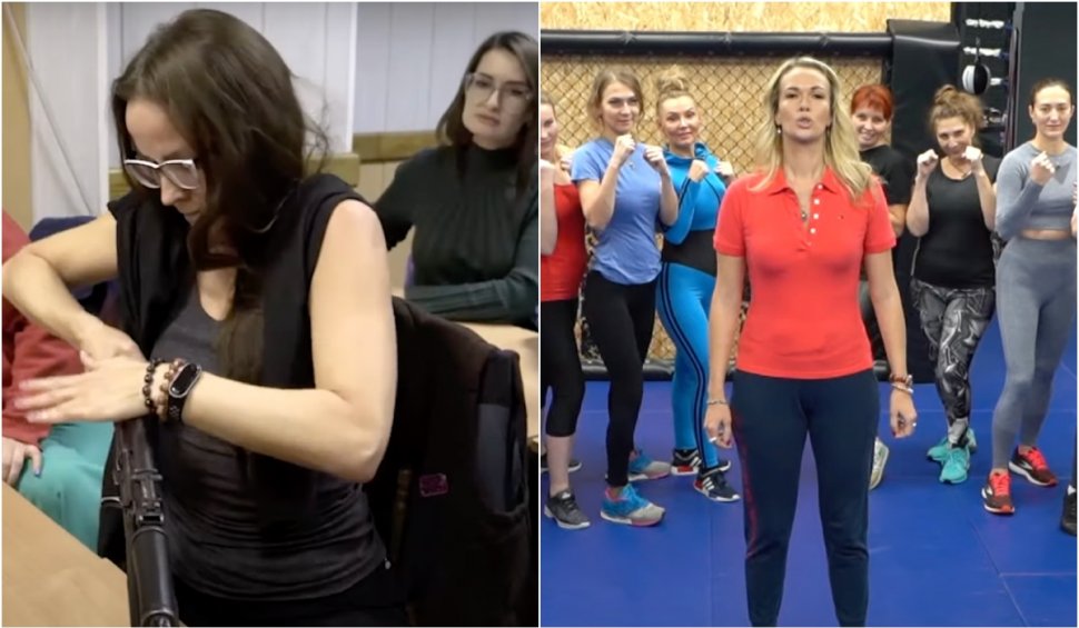 Femeile din Rusia se antrenează pentru război | "M-am înrolat pentru a putea oferi sprijin"