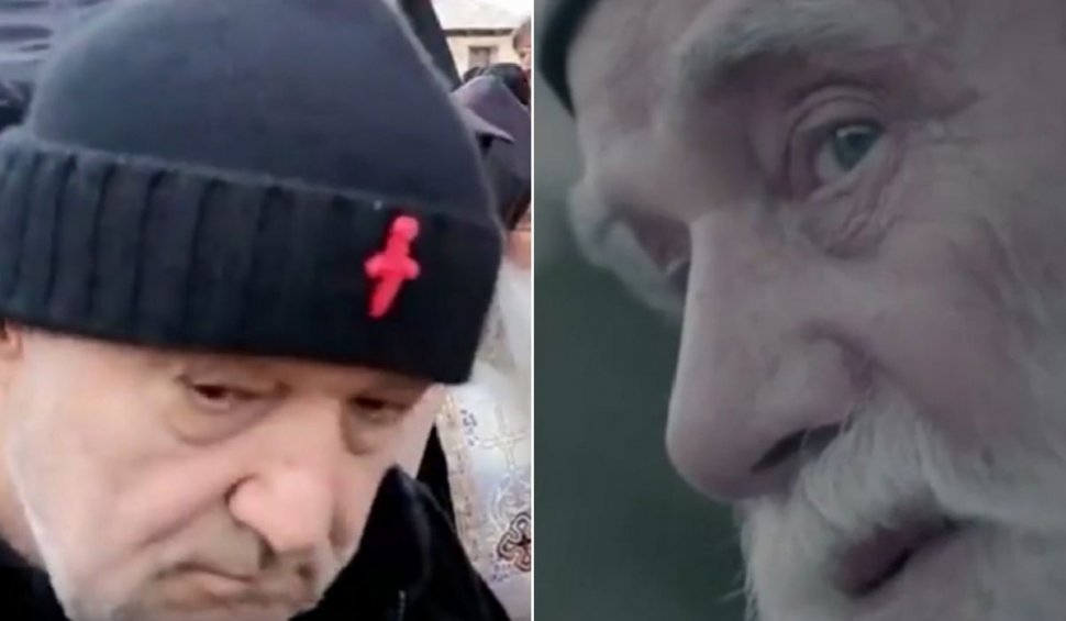 Gigi Becali, în lacrimi pe Muntele Athos, la înmormântarea părintelui Iulian Prodromitul